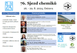 Read more about the article 76. ZJAZD CHEMIKOV V OSTRAVE – UZÁVIERKA NA REGISTRÁCIU PREDĹŽENÁ DO 30. 6. 2024!